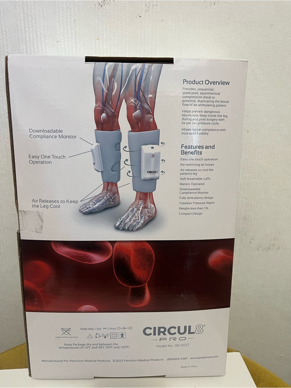 Pro Compression Leg Device in Light Gray